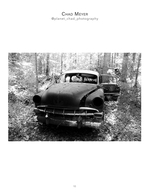 abandoned car black and white photography