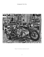 vintage motorcycle sidecar street photography