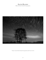 star trails landscape photography