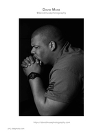in quiet prayer portrait photography