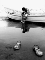 Sandals by the Boat