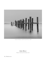 remnants of an old pier landscape photography