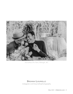 couple with flowers portrait photography
