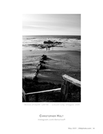 rocky beach stairway landscape photography