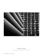 brutalist bus station architecture photography
