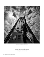 statue and skyscraper architecture photography