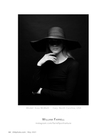 wide-brim hat portrait photography