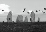 Ancient Stones and Circling Birds