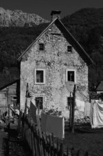Stone Farmhouse in the Mountains