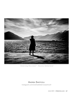 observing the horizon silhouette photography