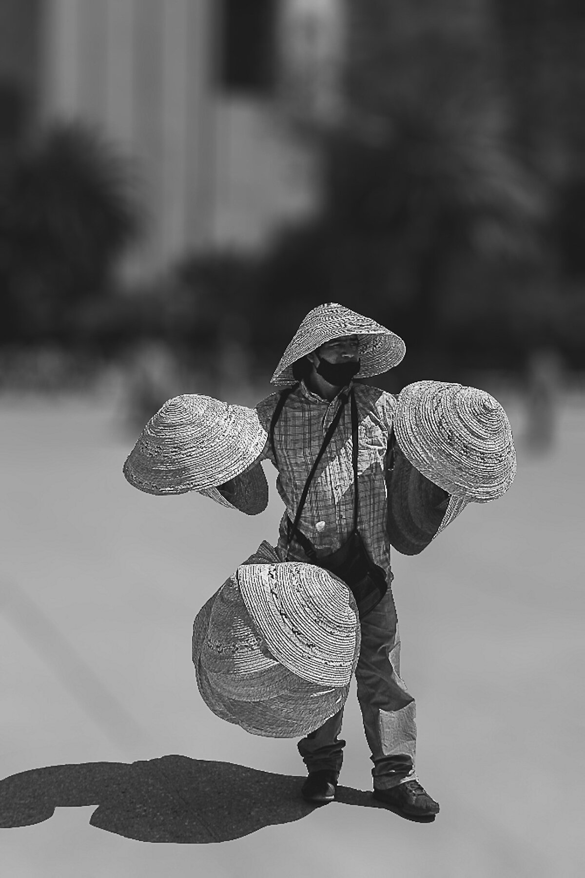 Hat Seller at Revolution Monument