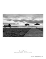 bench by the sea landscape photography