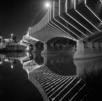 Bridge Lights Reflected