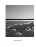 frozen shoreline at sunrise landscape photography
