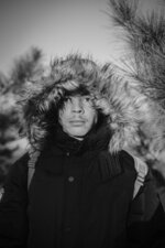 Fur-Hooded Portrait
