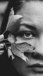 Autumn Leaf Portrait