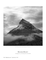 alpine peak above the clouds landscape photography