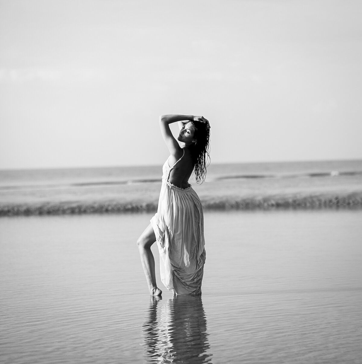 Wading at Dusk