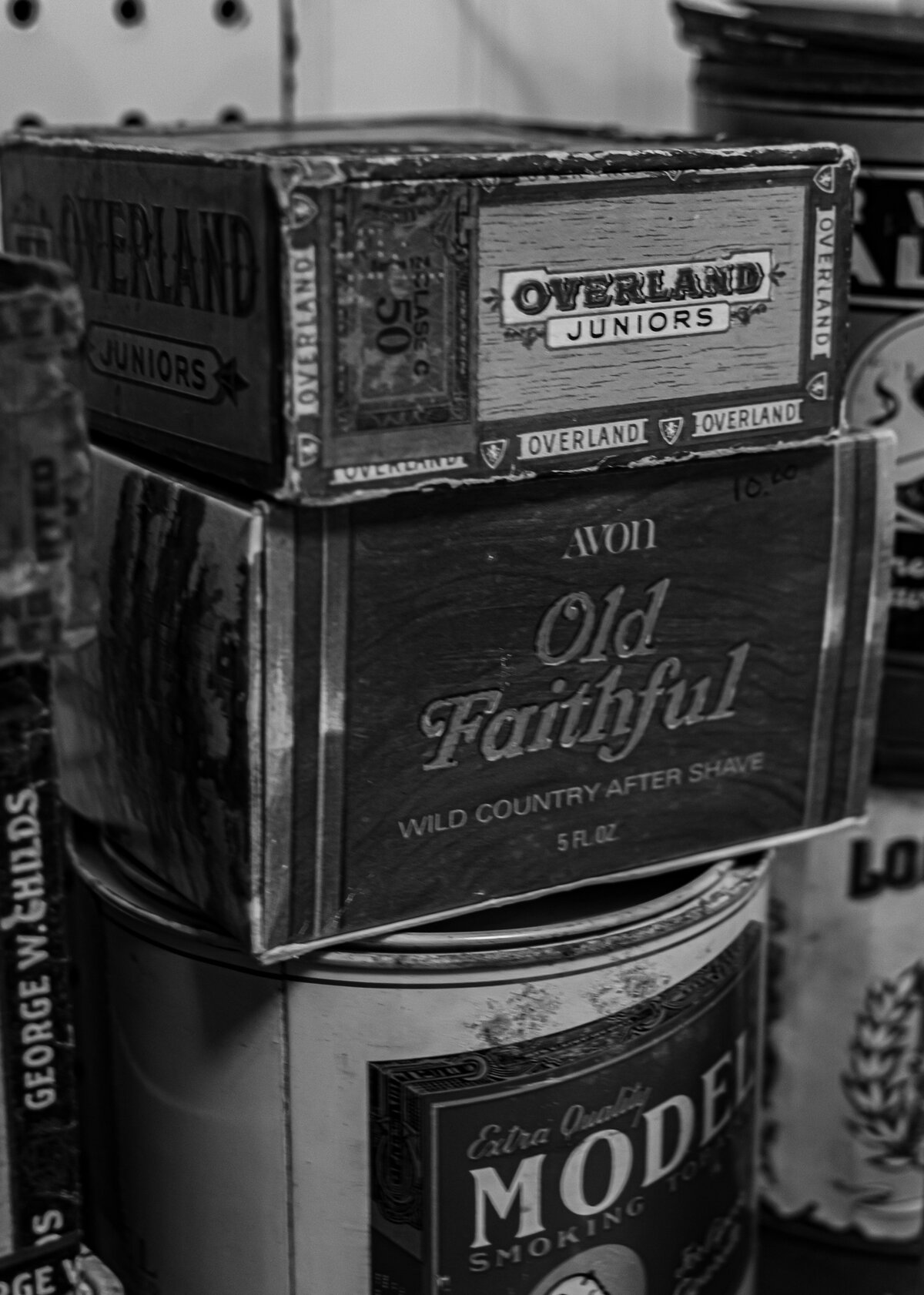 Antique Tins and Cigar Boxes