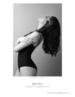profile in silver braid portrait photography