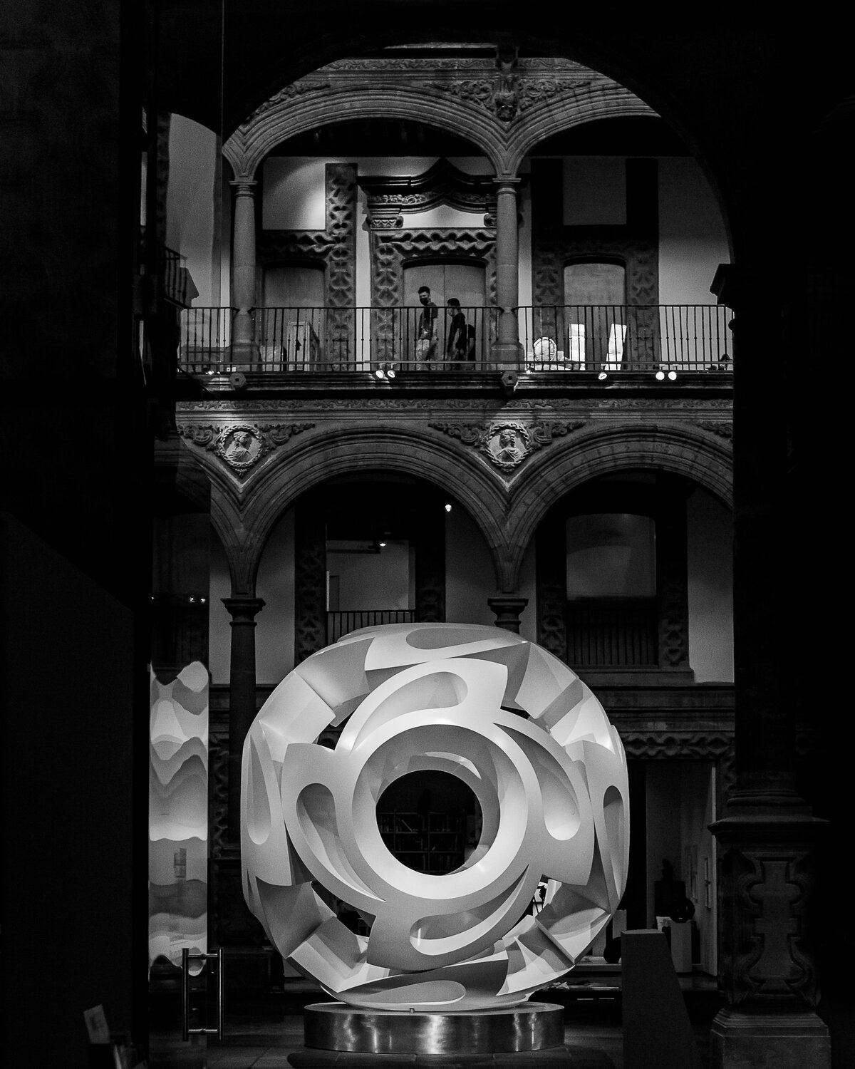 Sculpture in the Colonial Courtyard