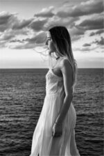 Windswept Portrait by the Sea