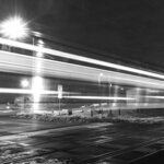 Night Train RR Crossing