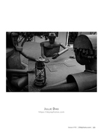 robots at the card table still life photography