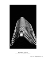 wavy facade in silhouette architecture photography
