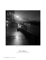 rainy night boardwalk cityscape photography