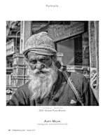market vendor's gaze portrait photography