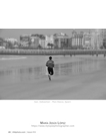 solitary morning run street photography