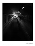 the moving walkway silhouette photography