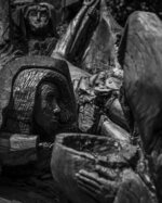 Hand-Carved Wood Sculpture