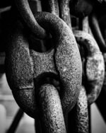 Rusted Chain Links