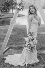 Bridal Portrait by the Lake
