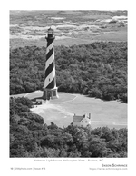 hatteras lighthouse helicopter view